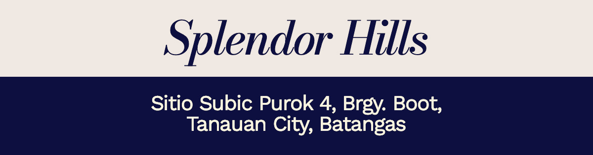 Splendor Hills Sitio Subic Purok 4, Brgy. Boot, Tanauan City, Batangas