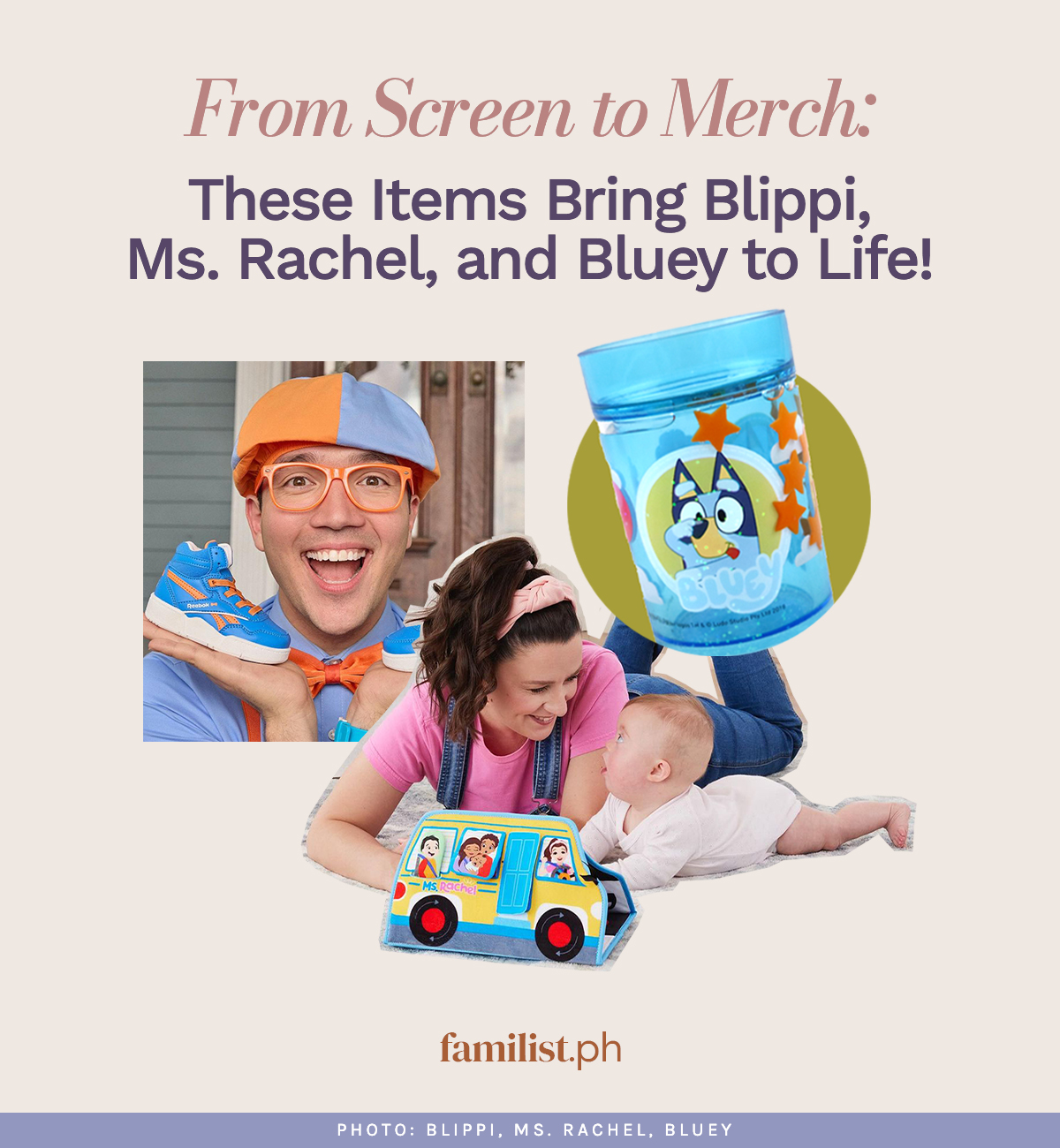 From Screen to Merch: These Items Bring Blippi, Ms. Rachel, and Bluey to Life!