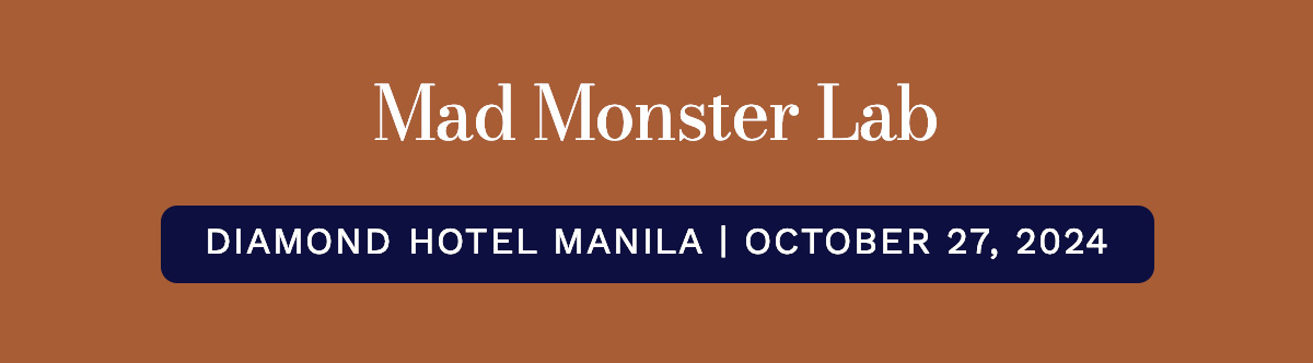 Mad Monster Lab Diamond Hotel Manila October 27, 2024