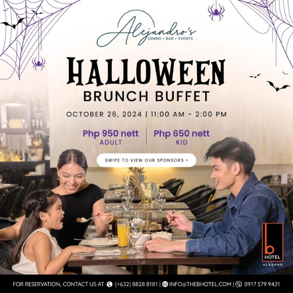 Halloween Brunch Buffet at B Hotel Alabang