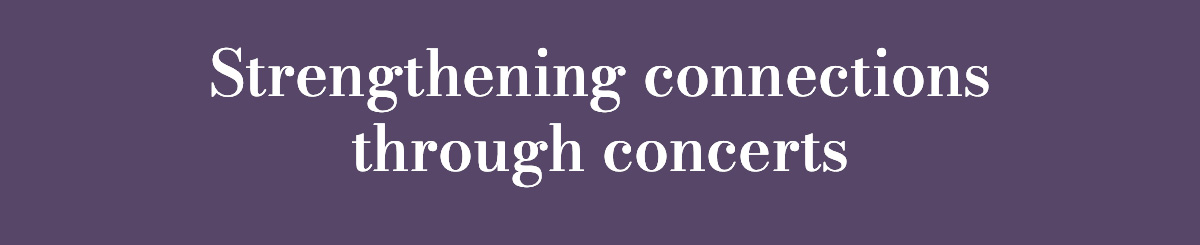 Strengthening familial and self-connections through concerts