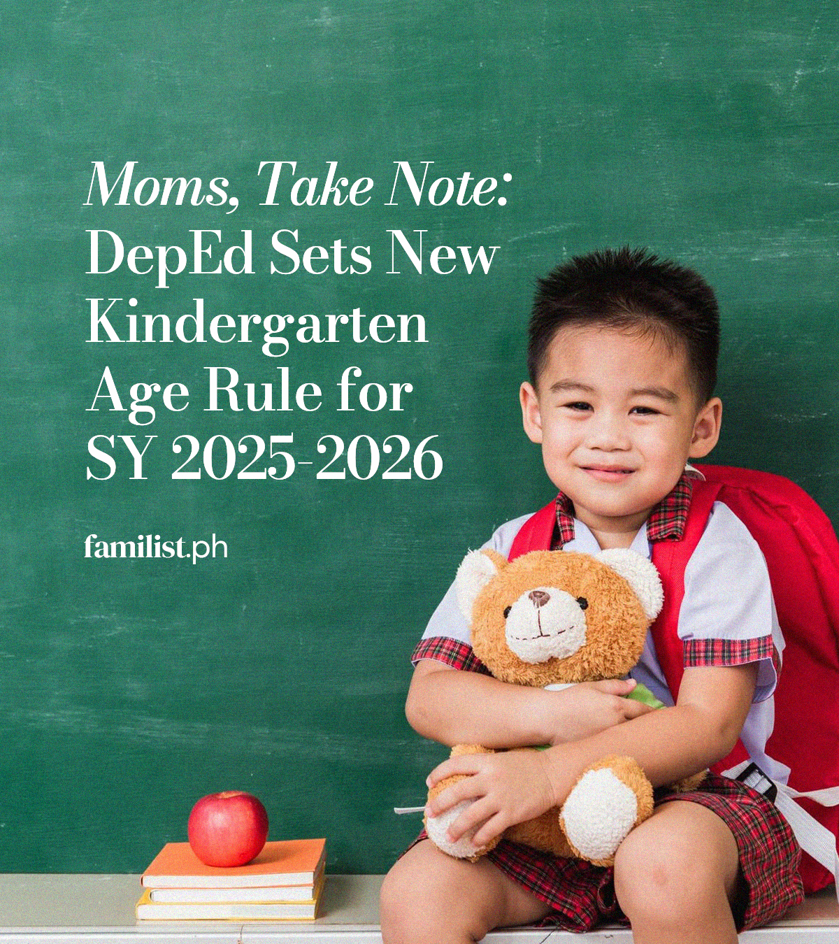Moms, Take Note: DepEd Sets New Kindergarten Age Rule for SY 2025-2026