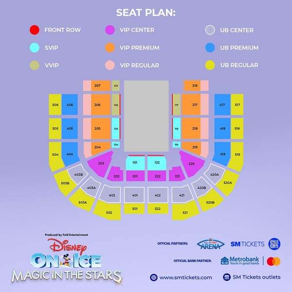 Disney on Ice Seat Plan