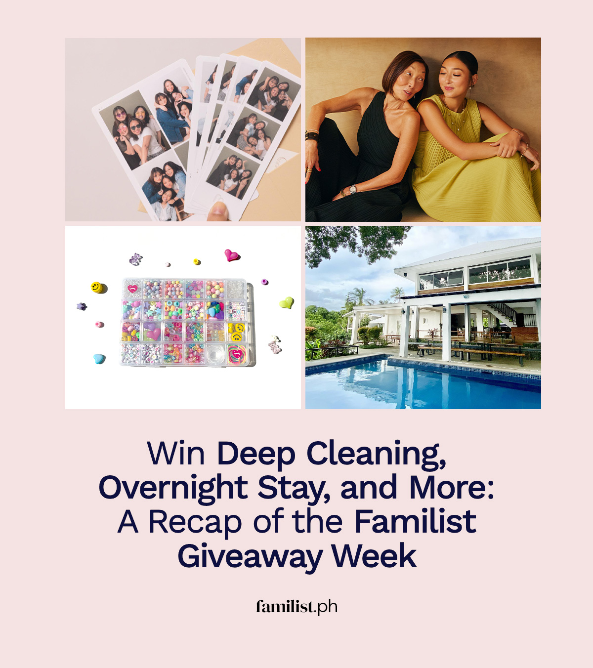 Win Deep Cleaning, Overnight Stay, and More: A Recap of the Familist Giveaway Week