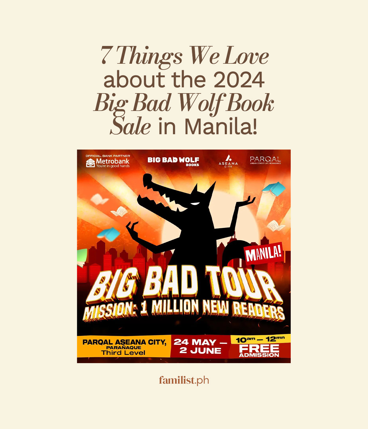 7 Things We Love about the 2024 Big Bad Wolf Book Sale in Manila!
