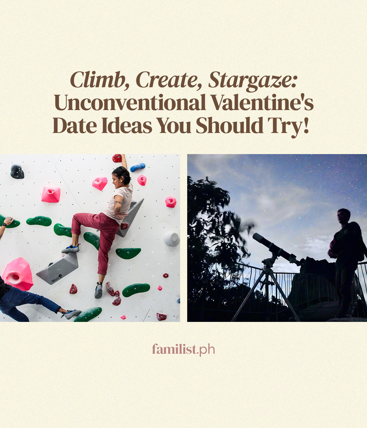 Climb, Create, Stargaze: Unconventional Valentine's Date Ideas You Should Try!